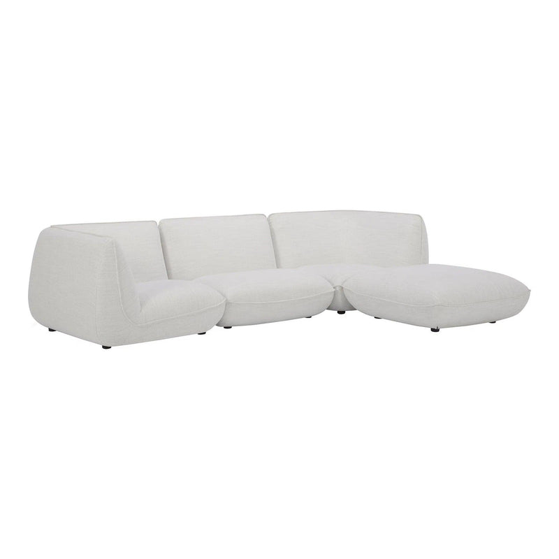 Zeppelin Lounge Polyester Upholstered Modular Sectional Modular Sofas LOOMLAN By Moe's Home