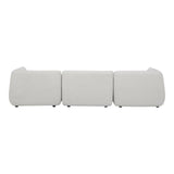 Zeppelin Lounge Polyester Upholstered Modular Sectional Modular Sofas LOOMLAN By Moe's Home