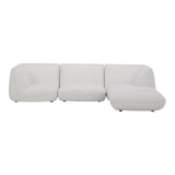 Zeppelin Lounge Polyester Upholstered Modular Sectional Modular Sofas LOOMLAN By Moe's Home