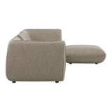 Zeppelin Lounge Polyester Upholstered Modular Sectional Modular Sofas LOOMLAN By Moe's Home