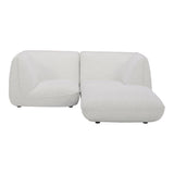 Zeppelin Nook Polyester Upholstered Modular Sectional Modular Sofas LOOMLAN By Moe's Home