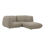 Zeppelin Nook Polyester Upholstered Modular Sectional Modular Sofas LOOMLAN By Moe's Home