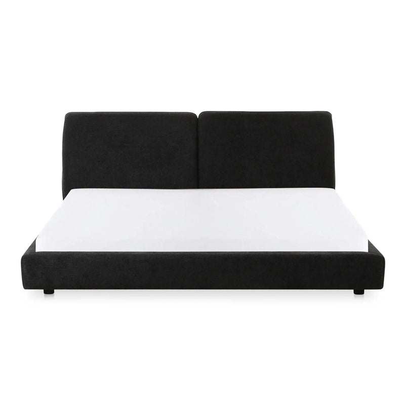 Zeppelin Wood Black Bed Beds LOOMLAN By Moe's Home