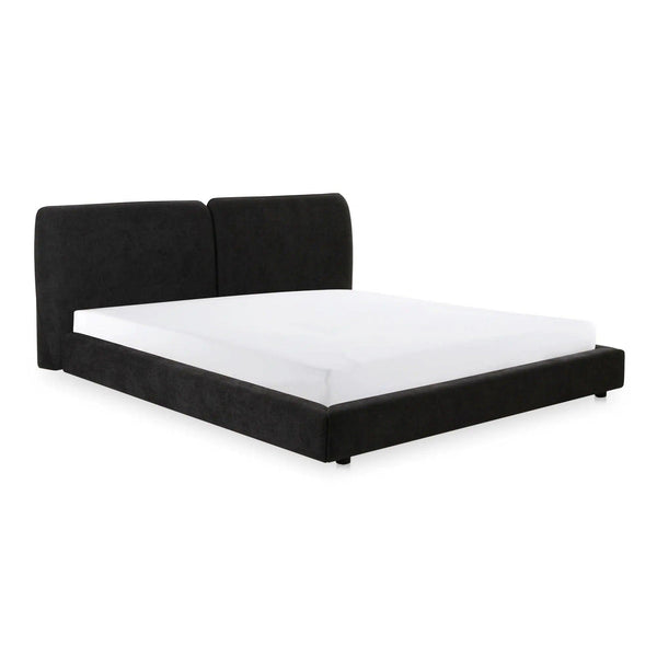 Zeppelin Wood Black Bed Beds LOOMLAN By Moe's Home