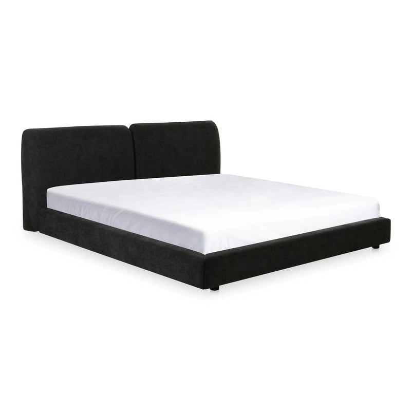 Zeppelin Wood Black Bed Beds LOOMLAN By Moe's Home