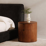 Zeppelin Wood Black Bed Beds LOOMLAN By Moe's Home