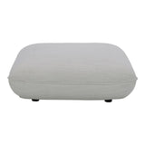 Zeppelin Wood Ottoman Ottomans LOOMLAN By Moe's Home