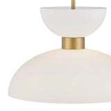 Zevio White Pendant Pendants LOOMLAN By Currey & Co