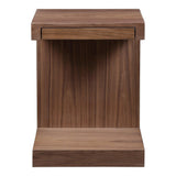 Zio Wood Square Accent Table Side Tables LOOMLAN By Moe's Home