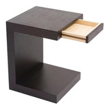 Zio Wood Square Accent Table Side Tables LOOMLAN By Moe's Home