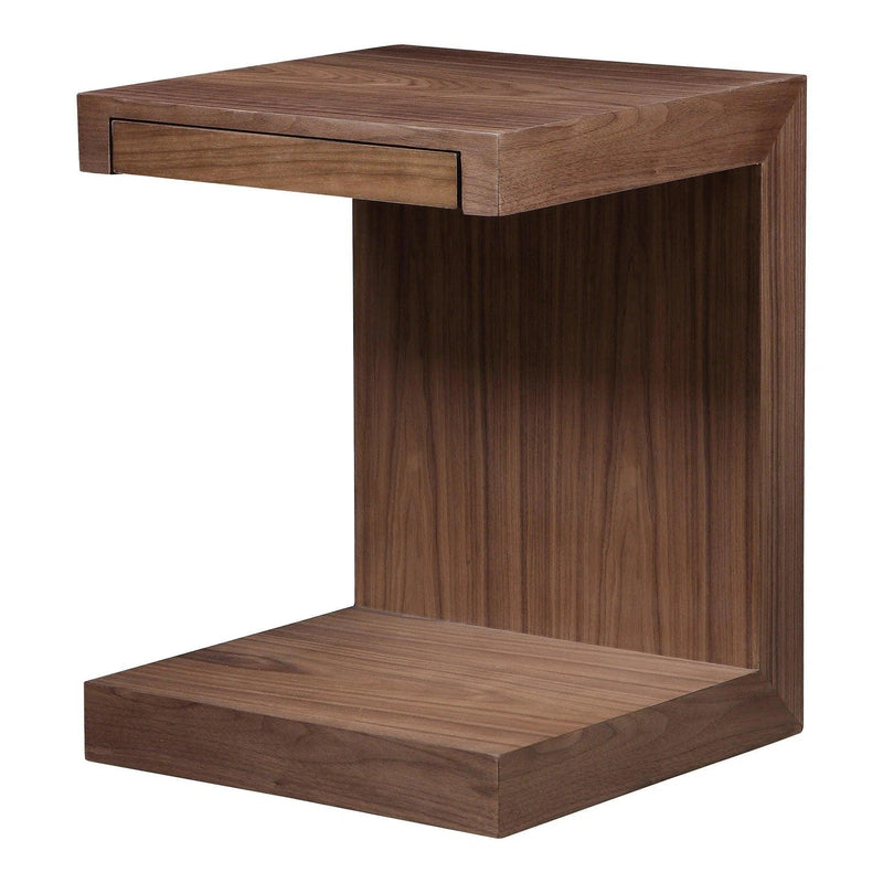 Zio Wood Square Accent Table Side Tables LOOMLAN By Moe's Home