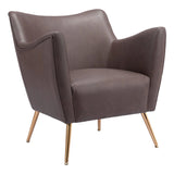 Zoco Accent Chair Espresso Accent Chairs LOOMLAN By Zuo Modern