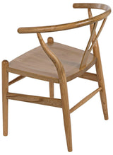 Zola Natural Wood Armless Chair Club Chairs LOOMLAN By Noir