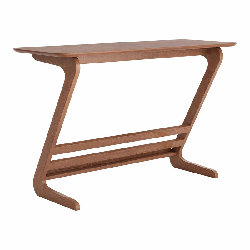 Zoroastria Desk Walnut Home Office Desks LOOMLAN By Zuo Modern