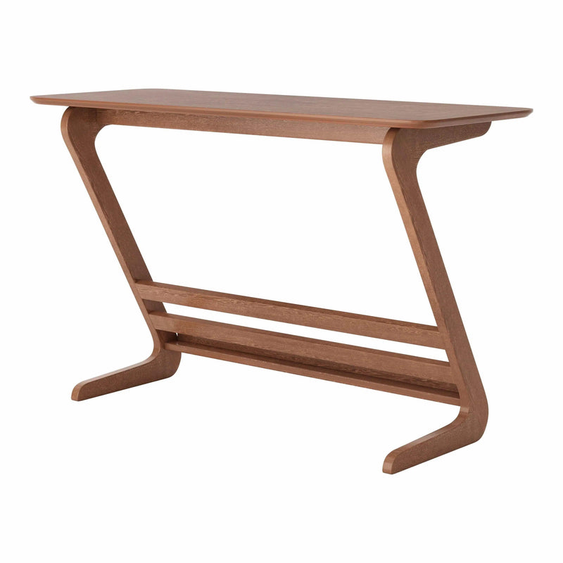 Zoroastria Desk Walnut Home Office Desks LOOMLAN By Zuo Modern