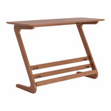 Zoroastria Desk Walnut Home Office Desks LOOMLAN By Zuo Modern