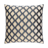 Zulu Sapphire Blue Throw Pillow With Insert Throw Pillows LOOMLAN By D.V. Kap