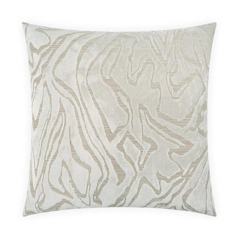 Zuniga Bone White Throw Pillow With Insert Throw Pillows LOOMLAN By D.V. Kap