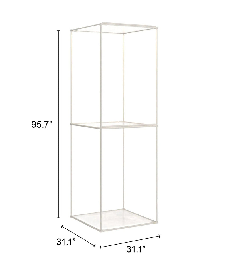 Zuo Light Gray Chair Display Wall Shelves & Ledgers LOOMLAN By Zuo Modern