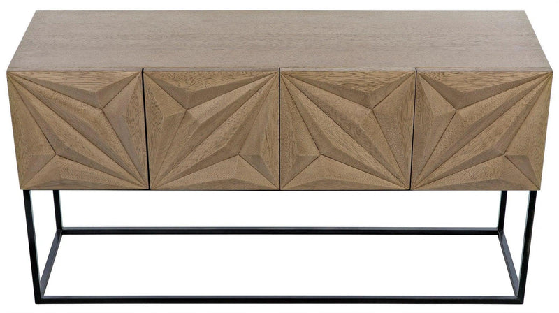 Zurich Wood Rectangle Console Table Console Tables LOOMLAN By Noir