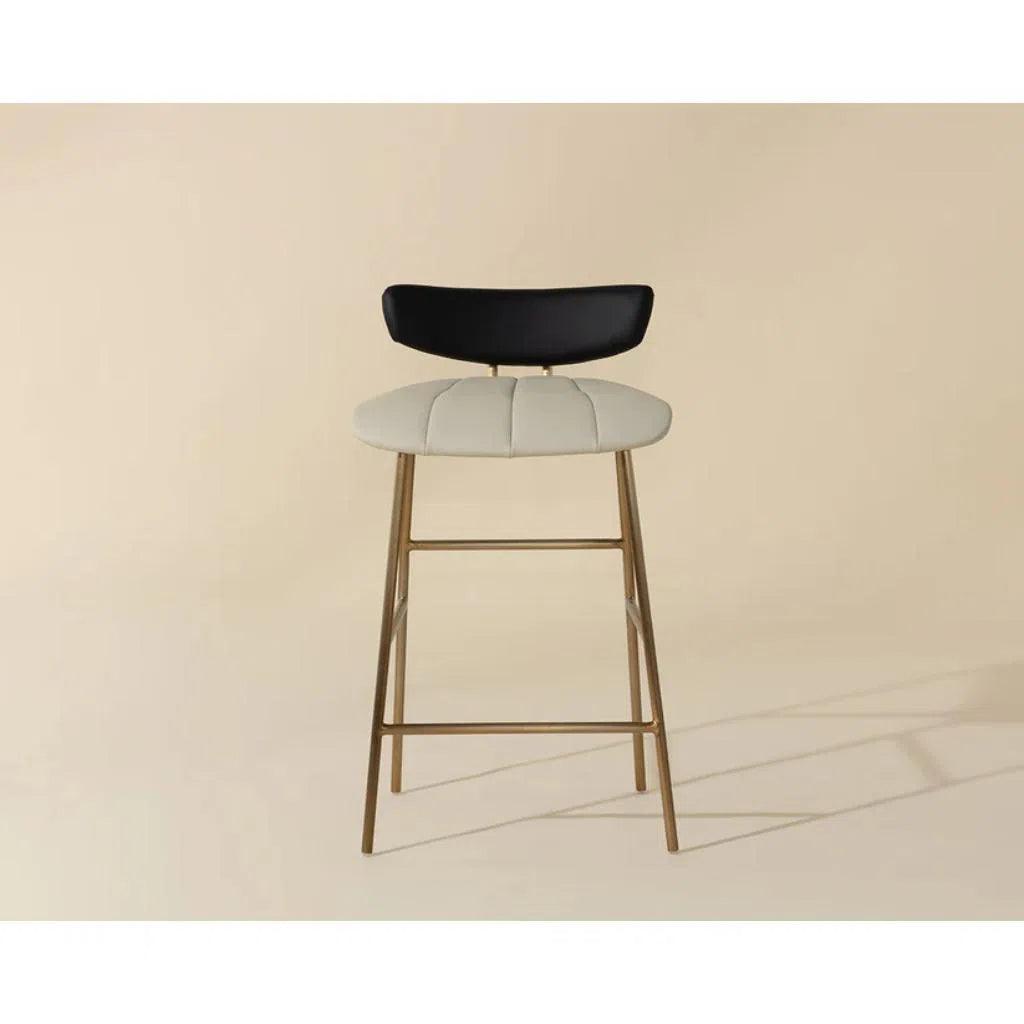 Lorelei Leather Counter Stool - LOOMLAN - Counter Stools