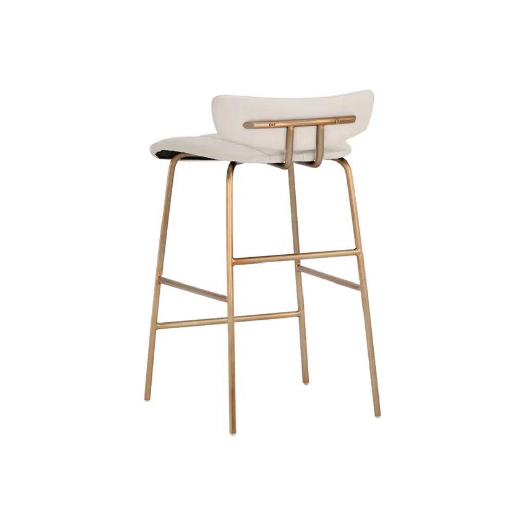 Lorelei Leather Counter Stool - LOOMLAN - Counter Stools