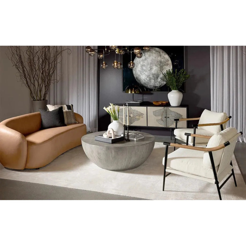 Lorne Sofa - Top Grain Butternut Leather - LOOMLAN - SUNPAN - Sofas & Loveseats