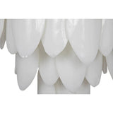 Lotus Metal and Glass Chandelier - LOOMLAN - Noir - Chandeliers