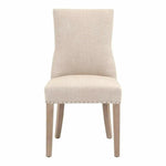 Lourdes Dining Chair 2PC Bisque French Linen - LOOMLAN - Essentials For Living - Dining Chairs