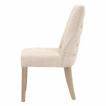 Lourdes Dining Chair 2PC Bisque French Linen - LOOMLAN - Essentials For Living - Dining Chairs