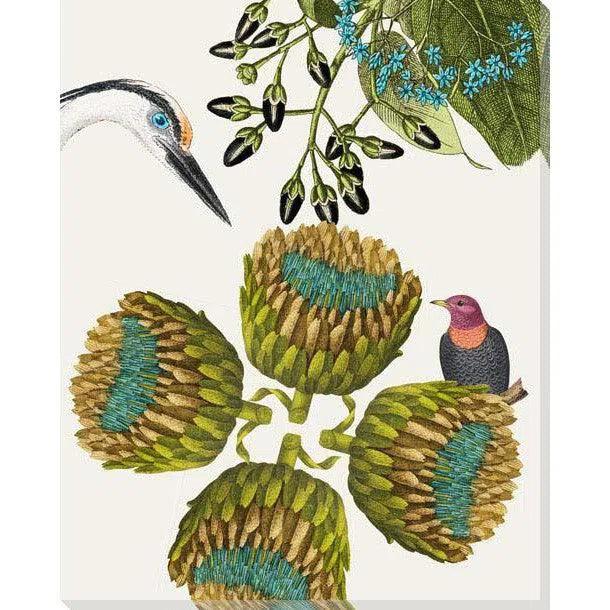 Love Buds Tropical Canvas Wall Art Indoor - Outdoor - LOOMLAN - LOOMLAN - Canvas Art