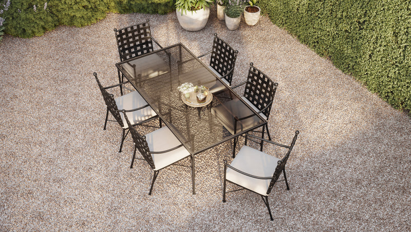 Provence Sunbrella Outdoor Dining Chair 2PC