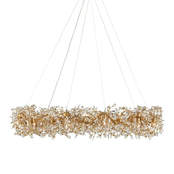 Crystal Bud Grande Ring Chandelier