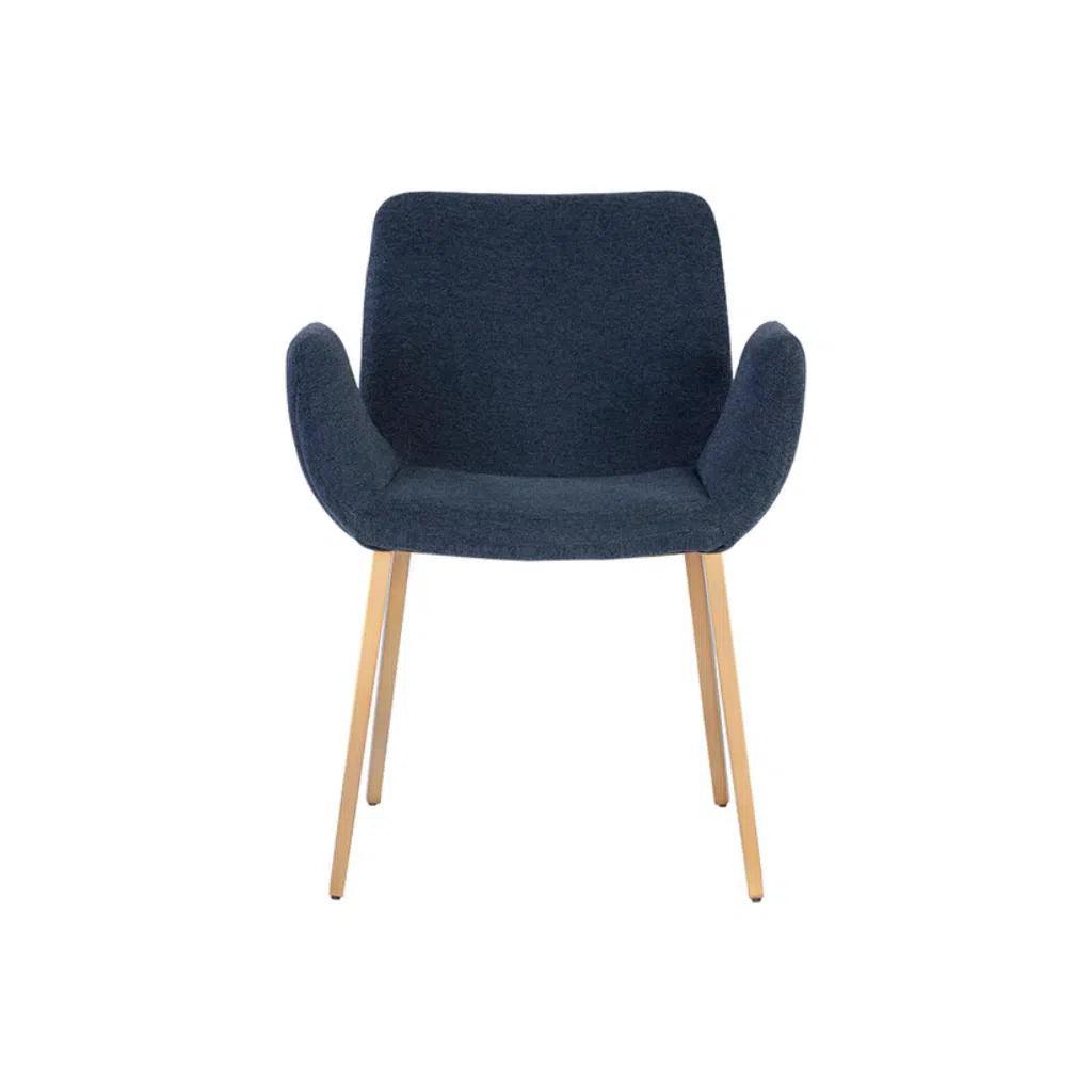 Lucano Fabric Dining Armchair - LOOMLAN - Dining Chairs