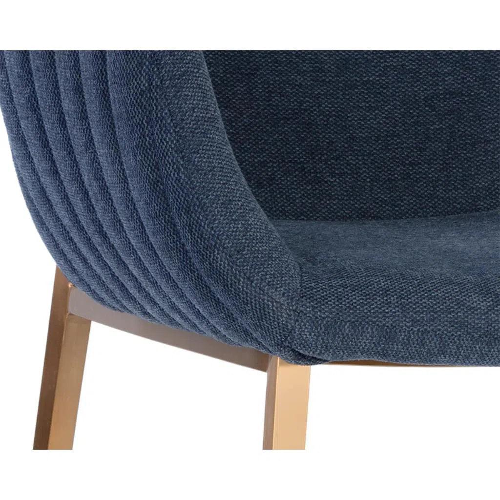 Lucano Fabric Dining Armchair - LOOMLAN - Dining Chairs