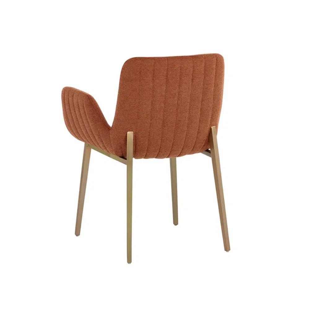 Lucano Fabric Dining Armchair - LOOMLAN - Dining Chairs