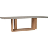 Lucca Outdoor Concrete Counter Table - Slate Gray - LOOMLAN - Seasonal Living - Outdoor Dining Tables