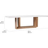 Lucca Outdoor Concrete Counter Table - Slate Gray - LOOMLAN - Seasonal Living - Outdoor Dining Tables