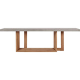 Lucca Outdoor Concrete Counter Table - Slate Gray - LOOMLAN - Seasonal Living - Outdoor Dining Tables