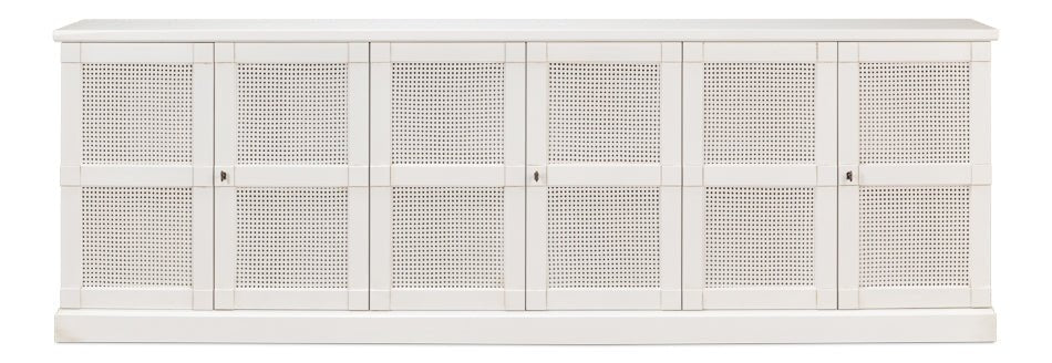 Luciana Six Drawer Cane Buffet - LOOMLAN - Sarreid - Buffets