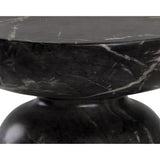 Lucida Concrete Outdoor Round End Table - LOOMLAN - SUNPAN - Outdoor Side Tables