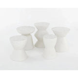 Lucida Concrete Outdoor Round End Table - LOOMLAN - SUNPAN - Outdoor Side Tables