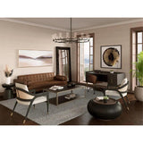 Lucida Concrete Outdoor Round End Table - LOOMLAN - SUNPAN - Outdoor Side Tables
