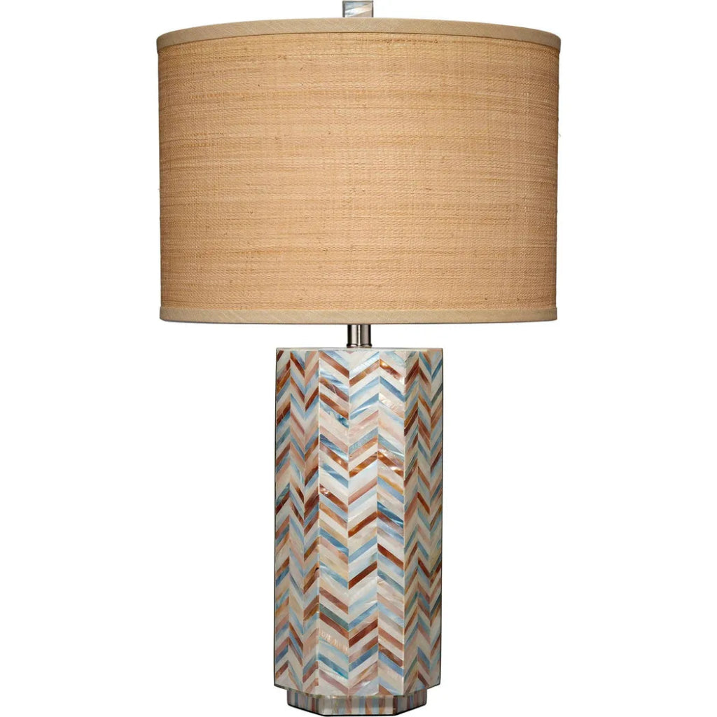 Lucille Mother Of Pearl Table Lamp By Jamie Young - LOOMLAN - Jamie Young - Table Lamps