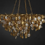 Lucullan 14 - Light Gold Chandelier - LOOMLAN - Currey & Co - Chandeliers