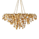 Lucullan 14 - Light Gold Chandelier - LOOMLAN - Currey & Co - Chandeliers