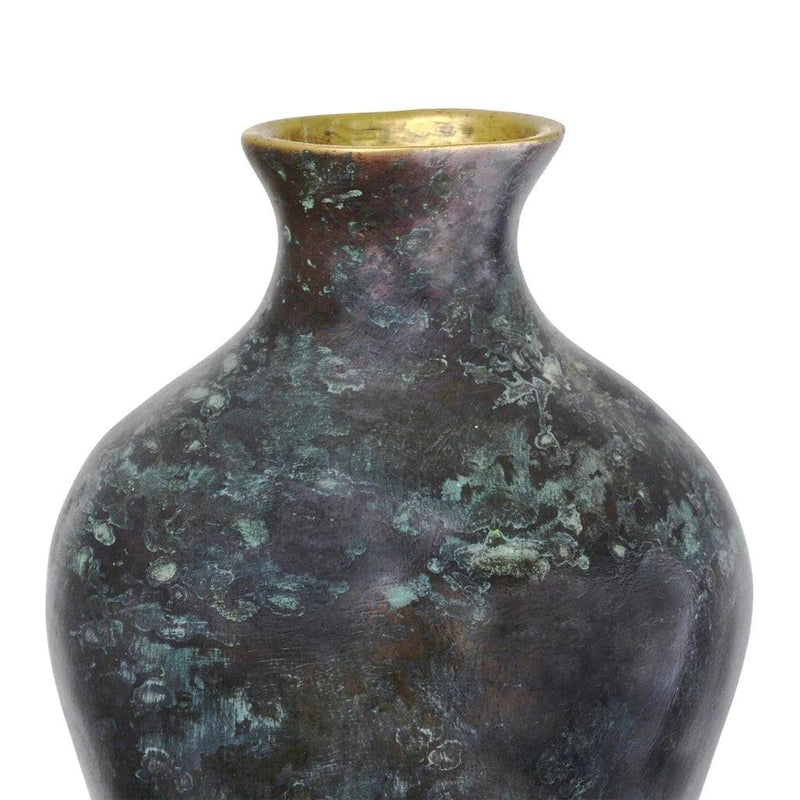 Luganzo Large Bronze Vase - LOOMLAN - Currey & Co - Vases & Jars