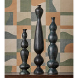 Luganzo Medium Bronze Vase - LOOMLAN - Currey & Co - Vases & Jars