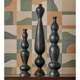 Luganzo Small Bronze Vase - LOOMLAN - Currey & Co - Vases & Jars