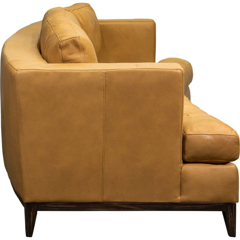 Luna Modern Comfort Leather Sofa - LOOMLAN - Olivia + Quinn - Sofas & Loveseats